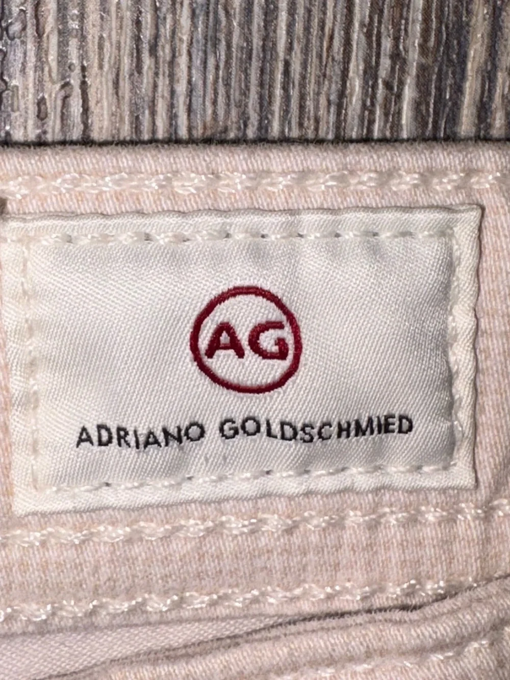 Ag Adriano Goldschmied Light Beige Casual Pants
